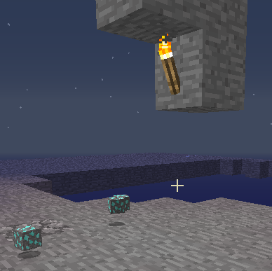 One such apparatus to "silk touch" ores. (Keep in mind this was created before the items float away)