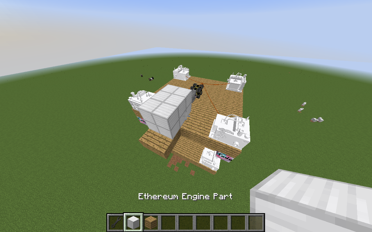 Valkyrium Engine parts not constructed