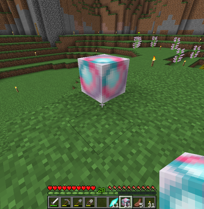 Compacted Valkyrium Block On the Ground