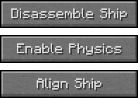 Buttons in the Physics Infuser once it has been assembled.