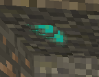 Some Valkyrium Crystals floating into a cave ceiling.